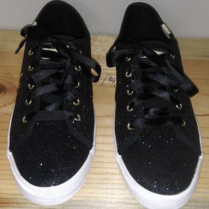 KEDS Kate Spade Black Glitter Sneakers-size 5M